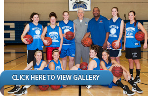 Dr. McKay Shoots Around with the Women's Basketball Team