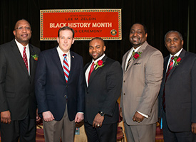 Dr. Mackay & Senator Lee Zeldin - Black History Month Awards Ceremony 2/21/14