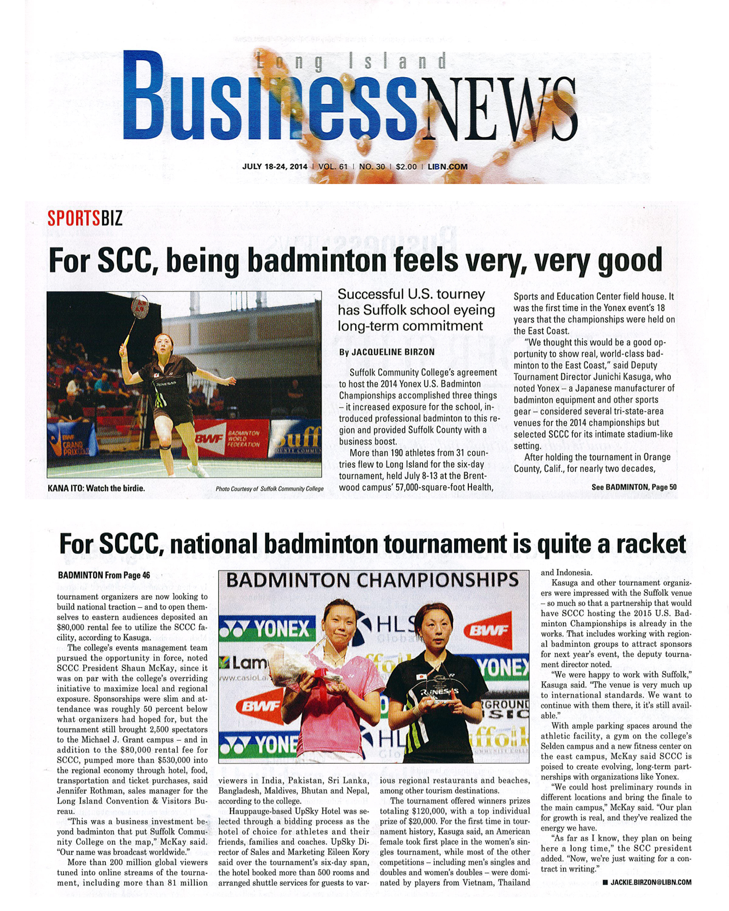 Badminton at SUNY SFLK